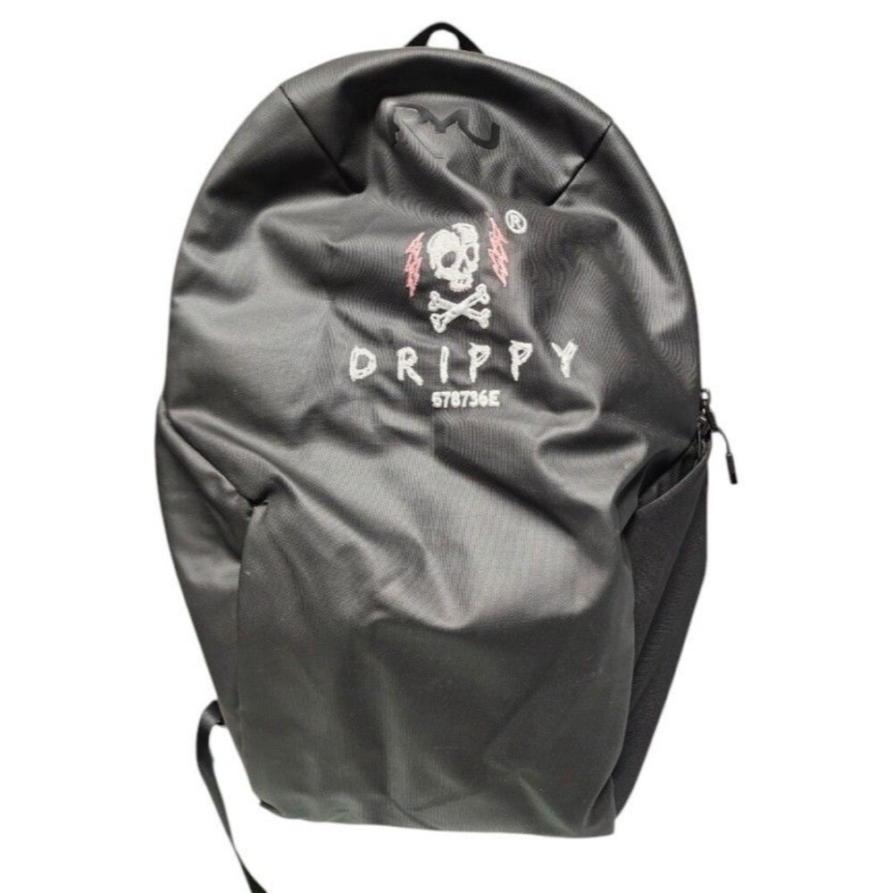 RYU Drippy Black Nylon Backpack Streetwear